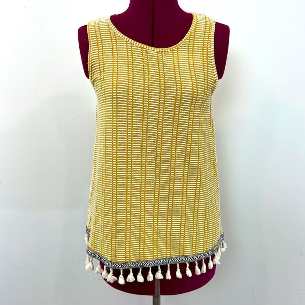 W5 Summer Yellow Top Made in USA M